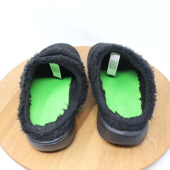 OOFOS Shoes Womens 9 OOcoozie Mule Slip On Clog Black Slippers Recovery Casual - Picture 4 of 9